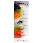 Daiwa Dancers & Devils Regnbåge flugor 9-pack