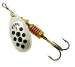 Mepps Aglia med prickar silver/svart